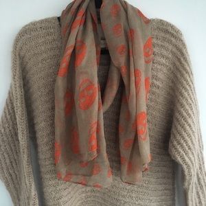 Skull Print Scarf